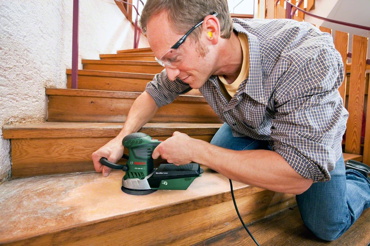 utilisation de la ponceuse bosch pex 400 ae